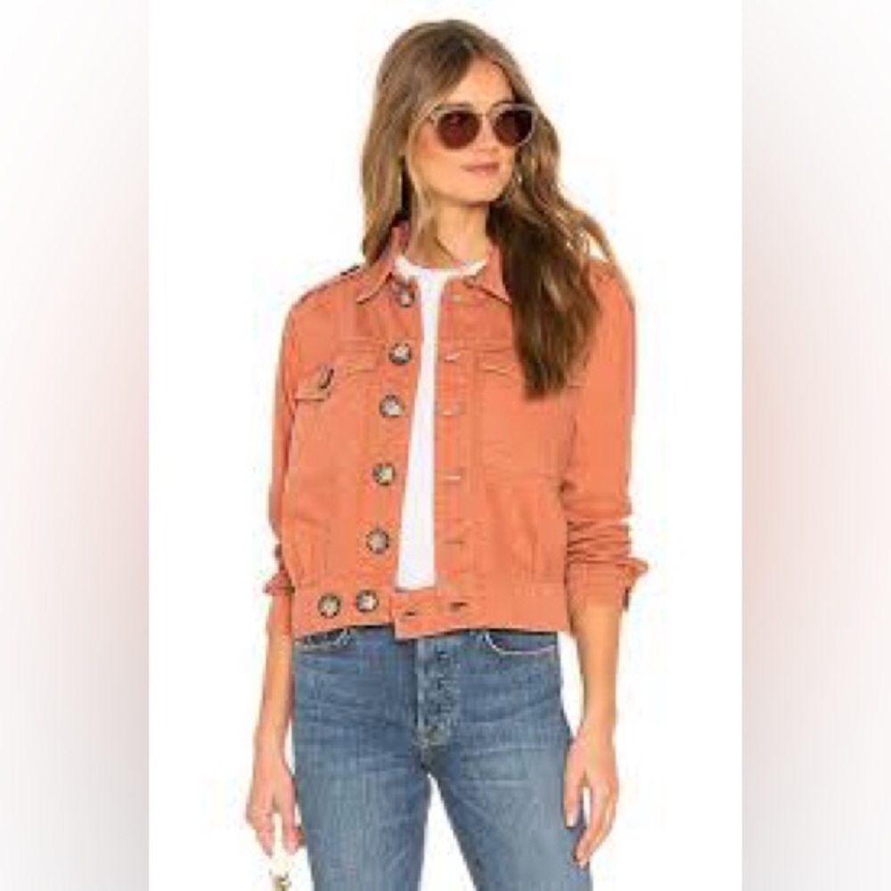 NWT Free People Slouchy Eisenhower Denim Jacket-‎ Medium